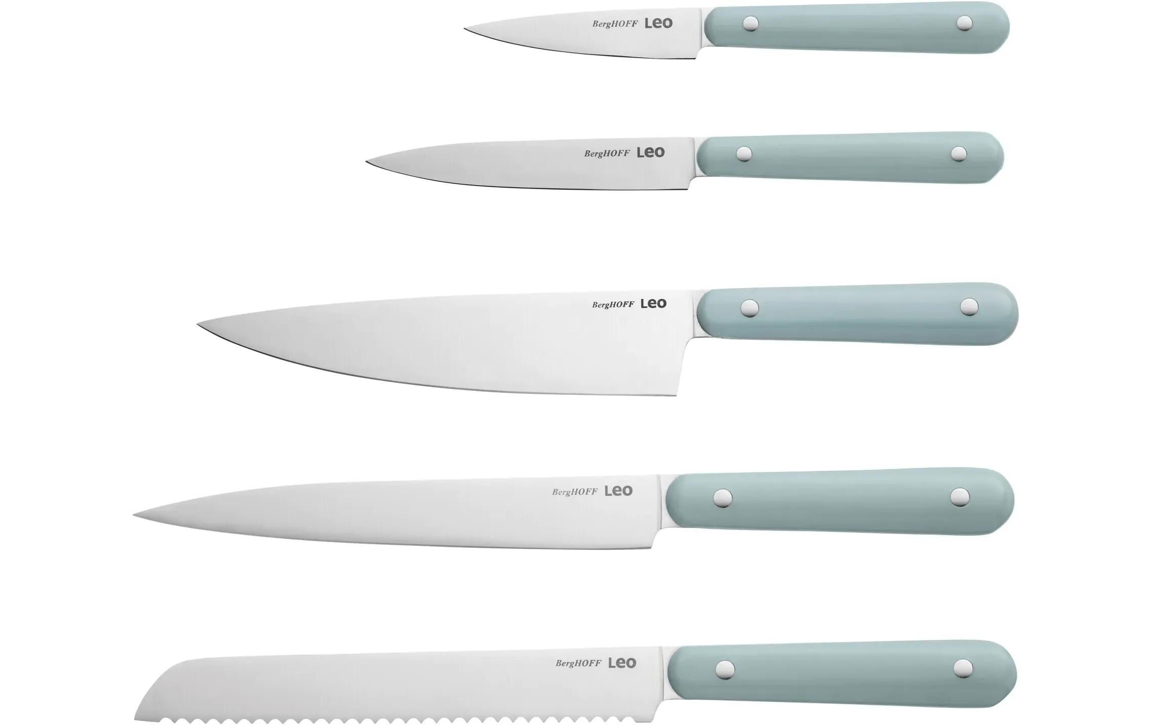 BergHOFF Messer-Set Leo Glints Slate 5-teilig