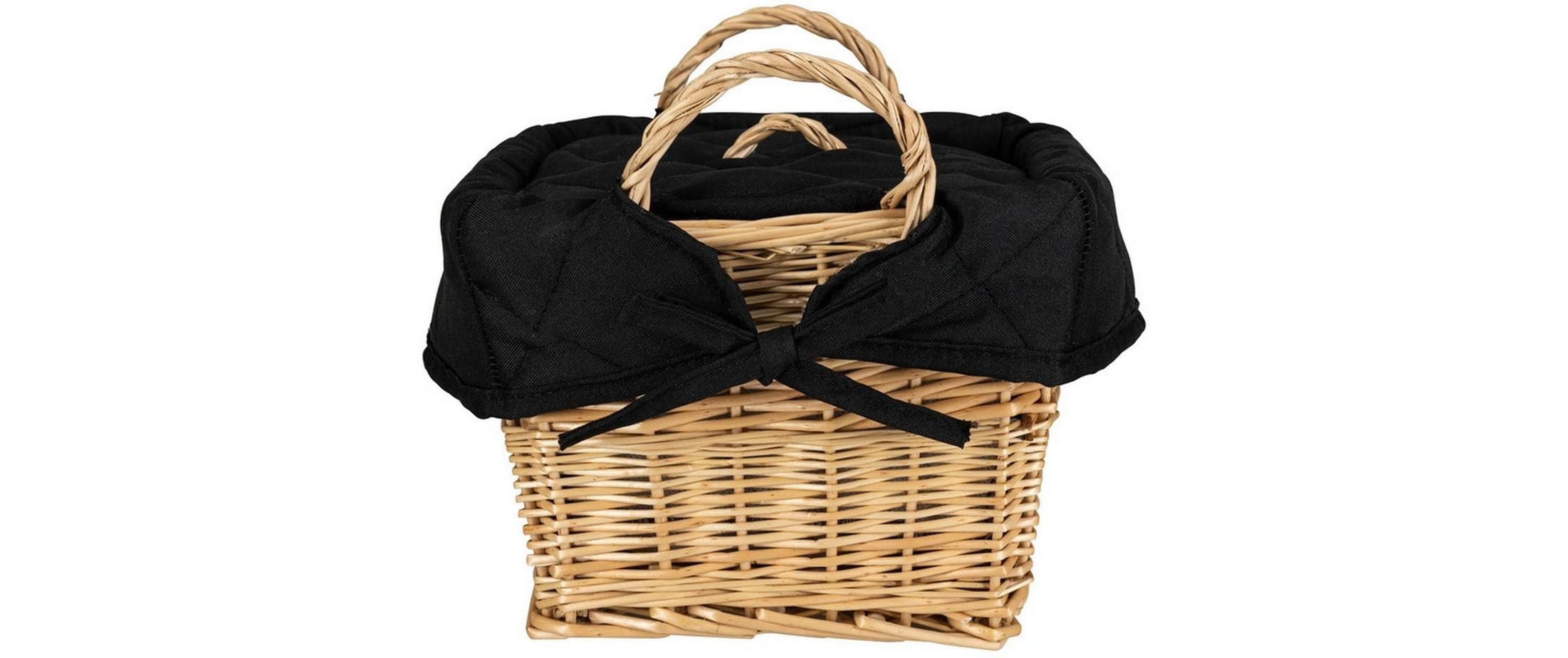 Nouvel Brot- und Kartoffelkorb Black, 21 x 21 x 15 cm