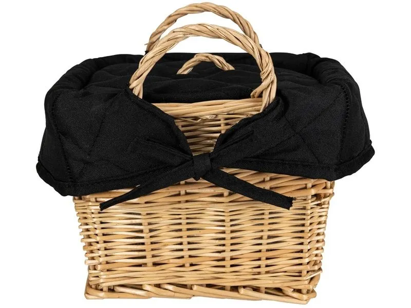 Nouvel Brot- und Kartoffelkorb Black, 21 x 21 x 15 cm