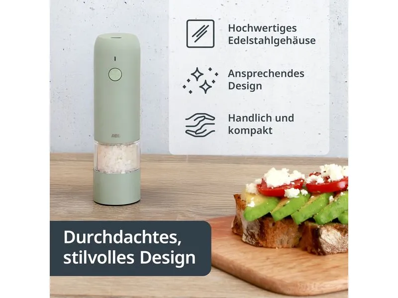 ADE Salz- und Pfeffermühle 13.9 cm, Salbei ADE Salz- und Pfeffermühle 13.9 cm, Salbei