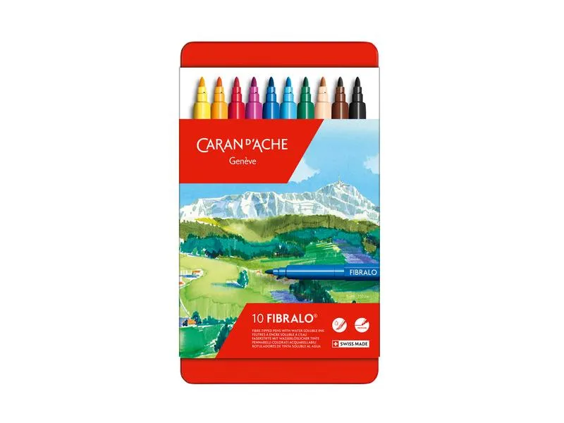 Caran d'Ache Filzstift Fibralo 10 Stück