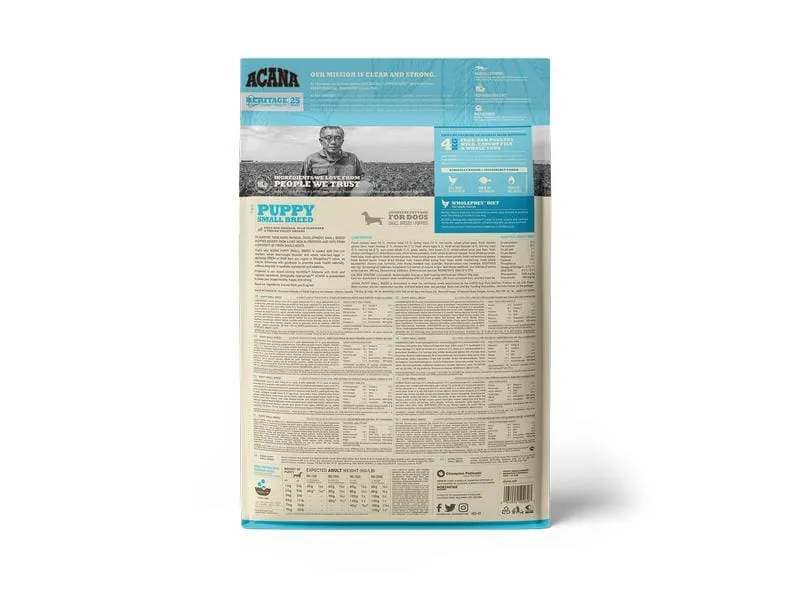 Acana Trockenfutter Puppy Small Breed Recipe, 6 kg