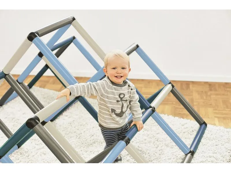Quadro Spielturm Kletterpyramide HOME petrol