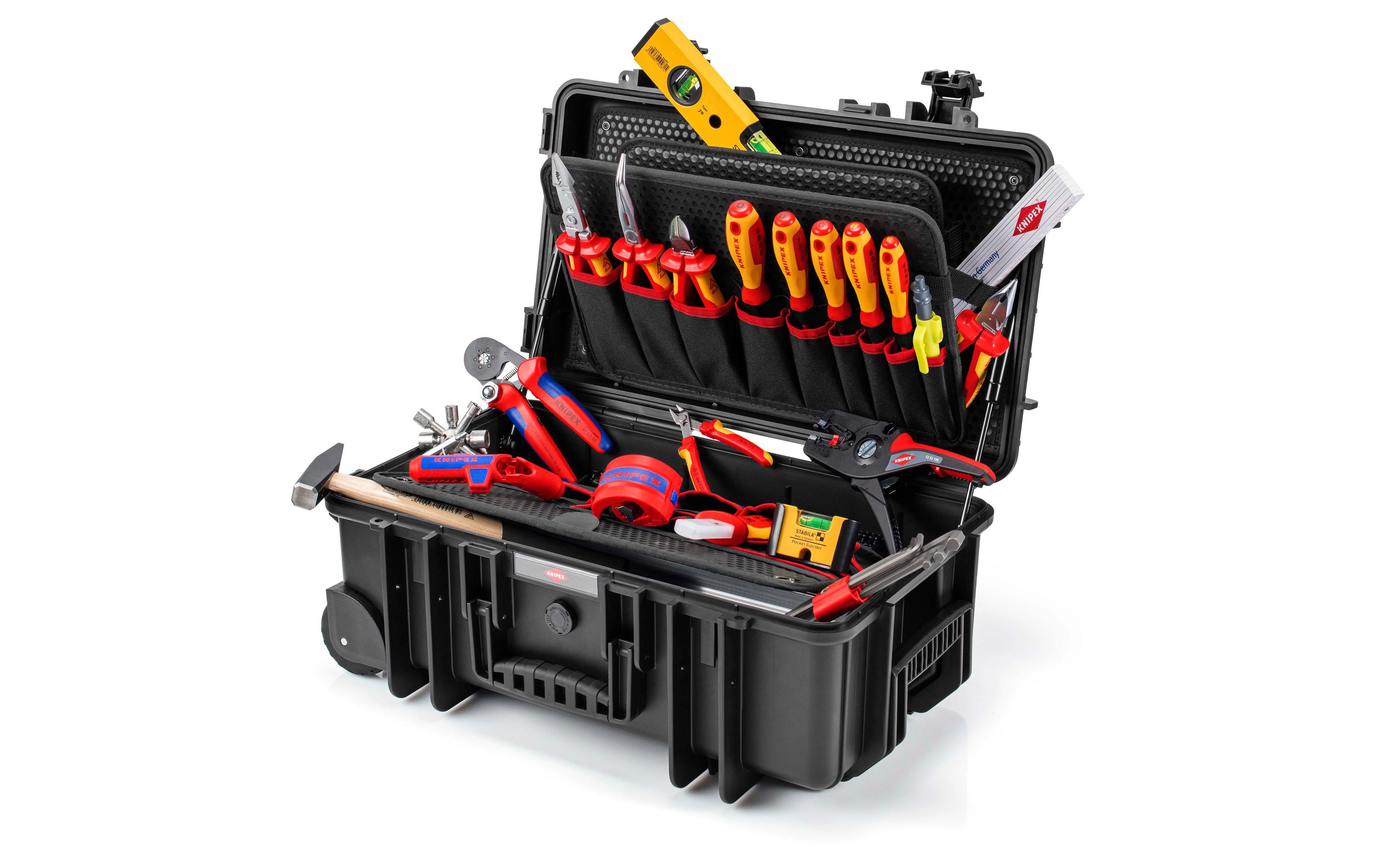 Knipex Werkzeugkoffer Robust26 Move, Elektro, 22-teilig Knipex Werkzeugkoffer Robust26 Move, Elektro, 22-teilig