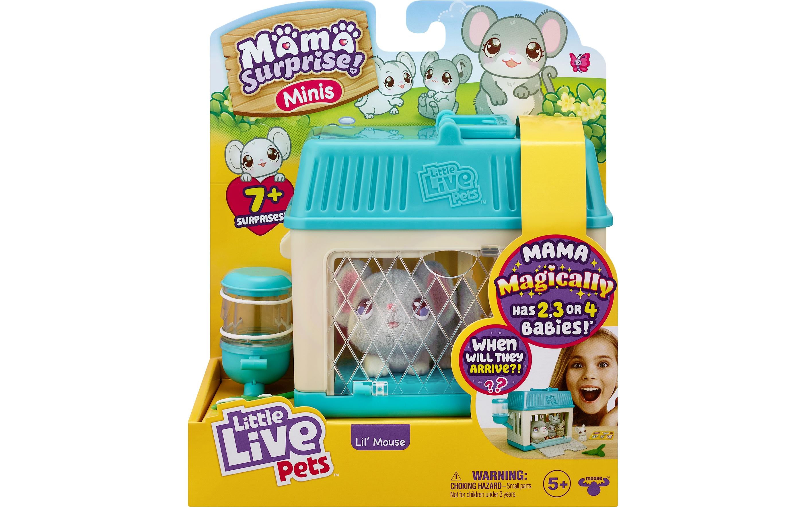 moose Spielfigurenset Little Live Pets Mama Surprise Maus