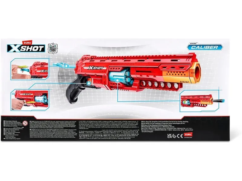 X-Shot Excel Caliber Blaster mit Darts Series 1 X-Shot Excel Caliber Blaster mit Darts Series 1