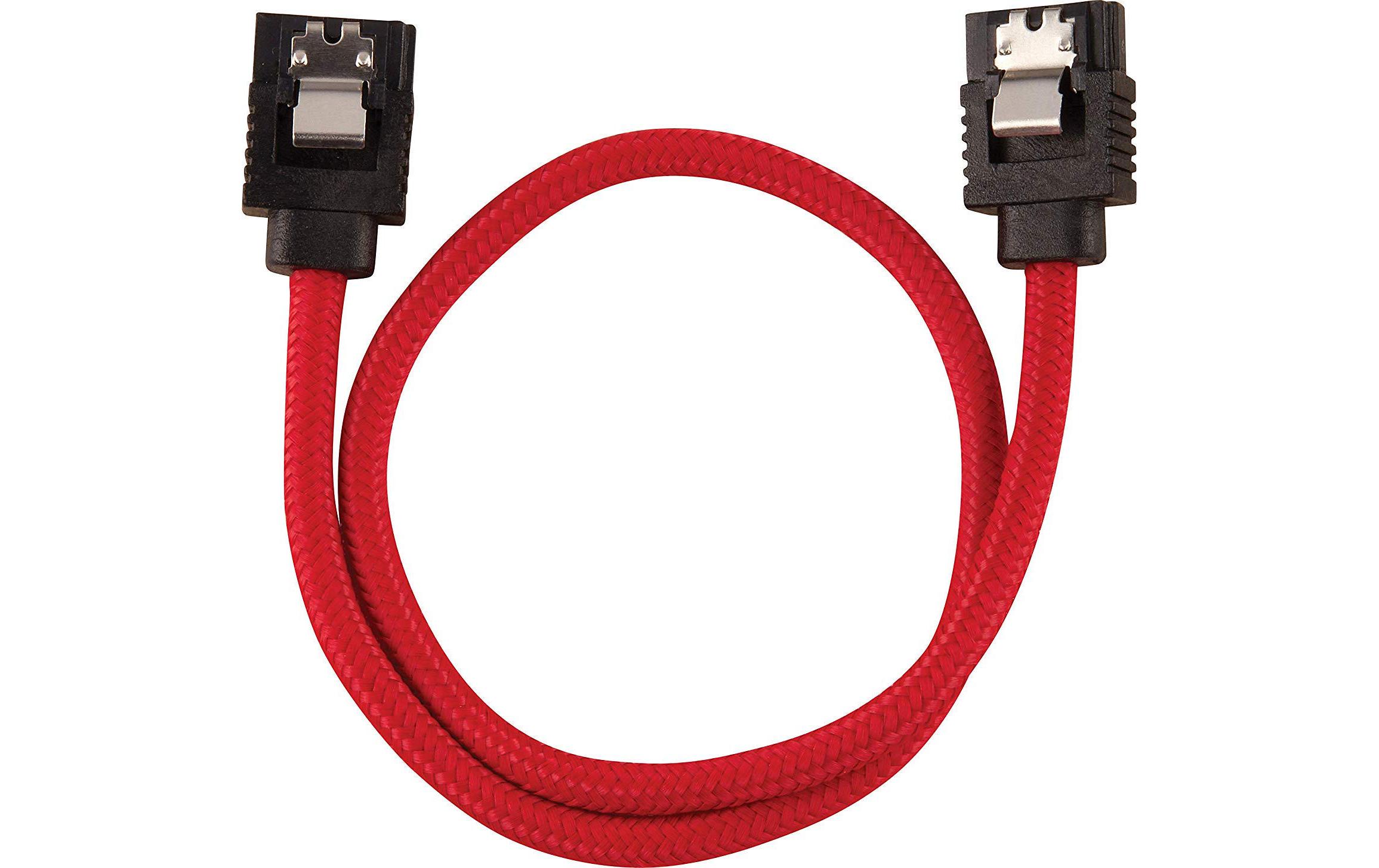Corsair SATA3-Kabel Premium Set Rot 30 cm