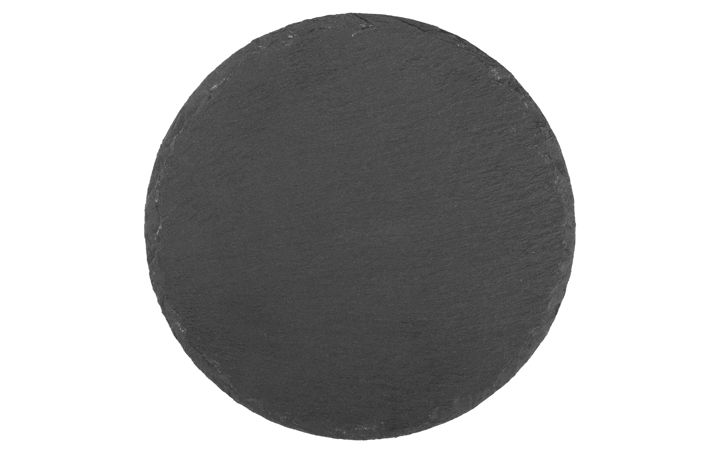 COCON Kerzenuntersetzer Ø 15 cm, Schiefer, Schwarz