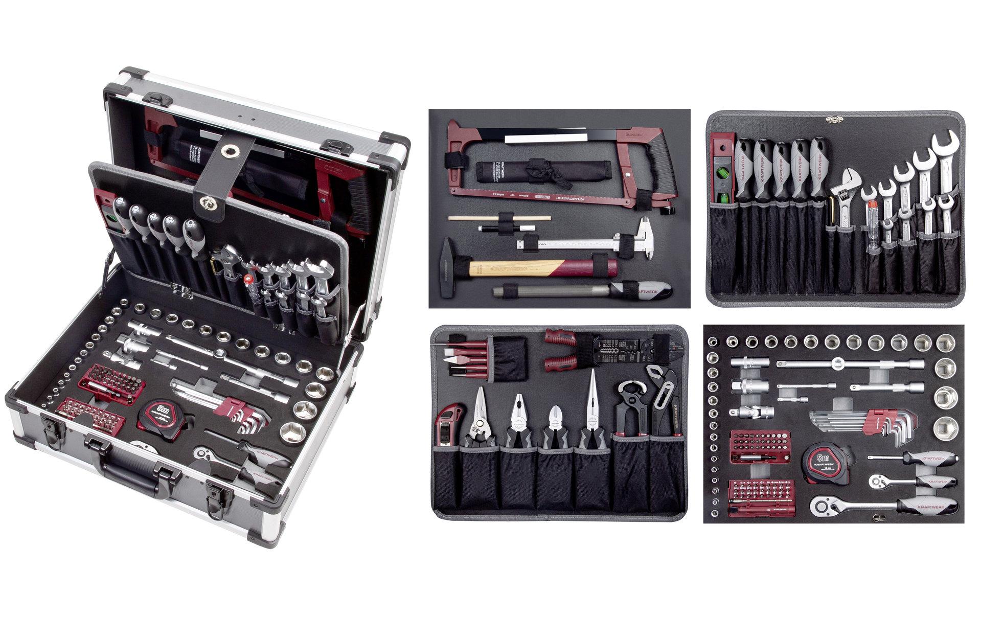 Kraftwerk Werkzeugkoffer B147 BASIC LINE 1/4“ + 1/2“ 158-teilig Kraftwerk Werkzeugkoffer B147 BASIC LINE 1/4“ + 1/2“ 158-teilig