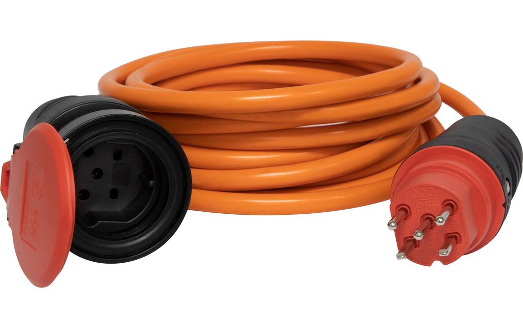 Brennenstuhl Verlängerungskabel 10 m T15 - T15 Orange