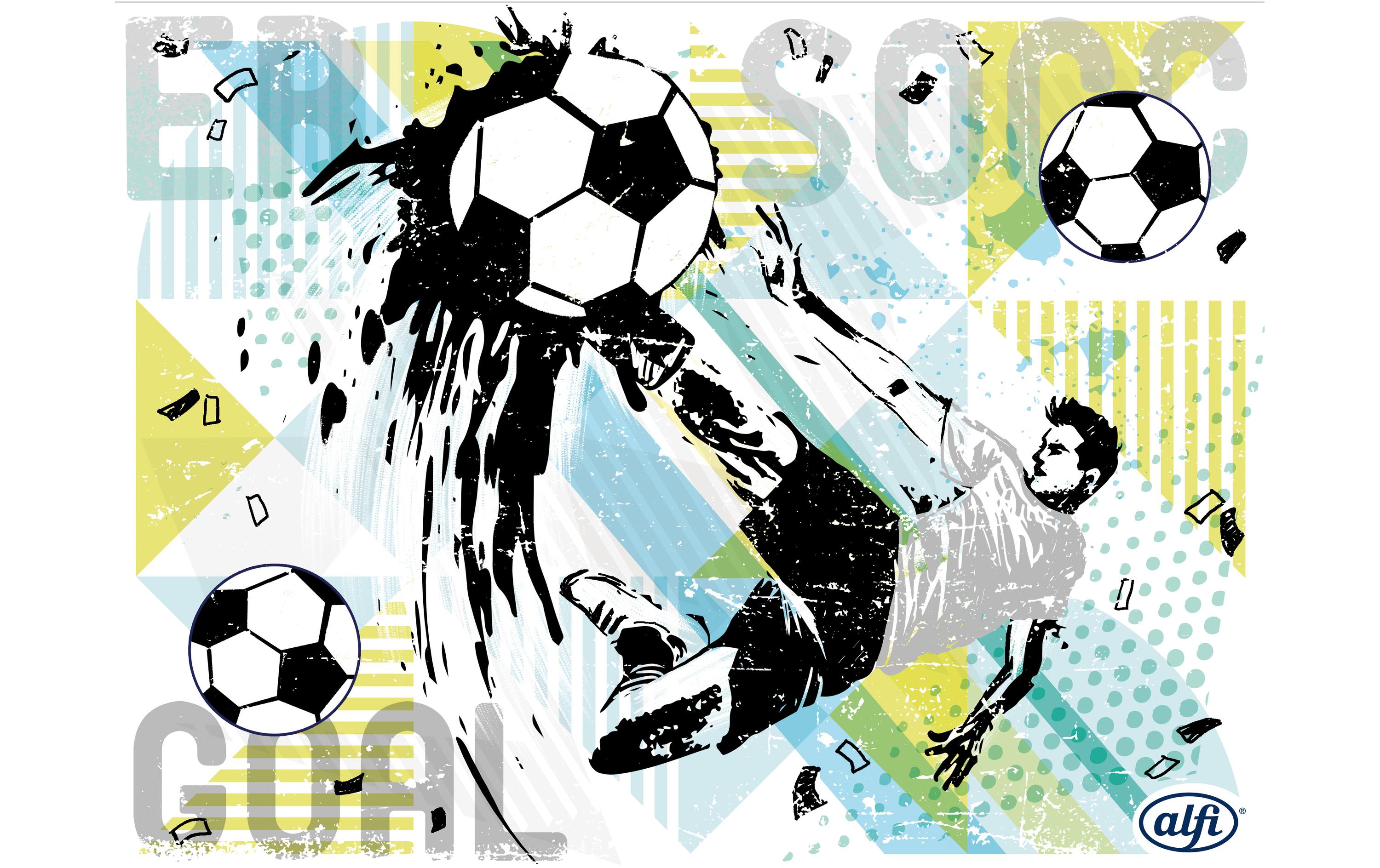 Alfi Thermosflasche Kids Goal 500 ml, Weiss