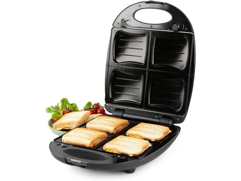 Domo Sandwichmaker und Waffeleisen Schwarz Domo Sandwichmaker und Waffeleisen Schwarz