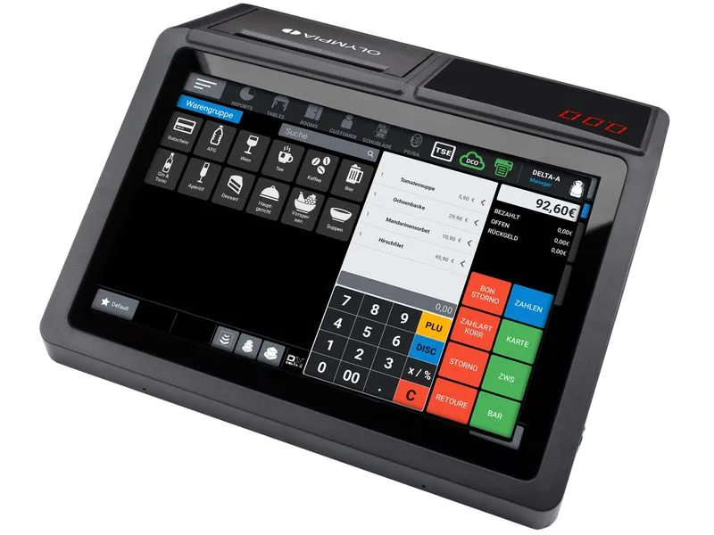 Olympia Registrierkasse T110 Schwarz