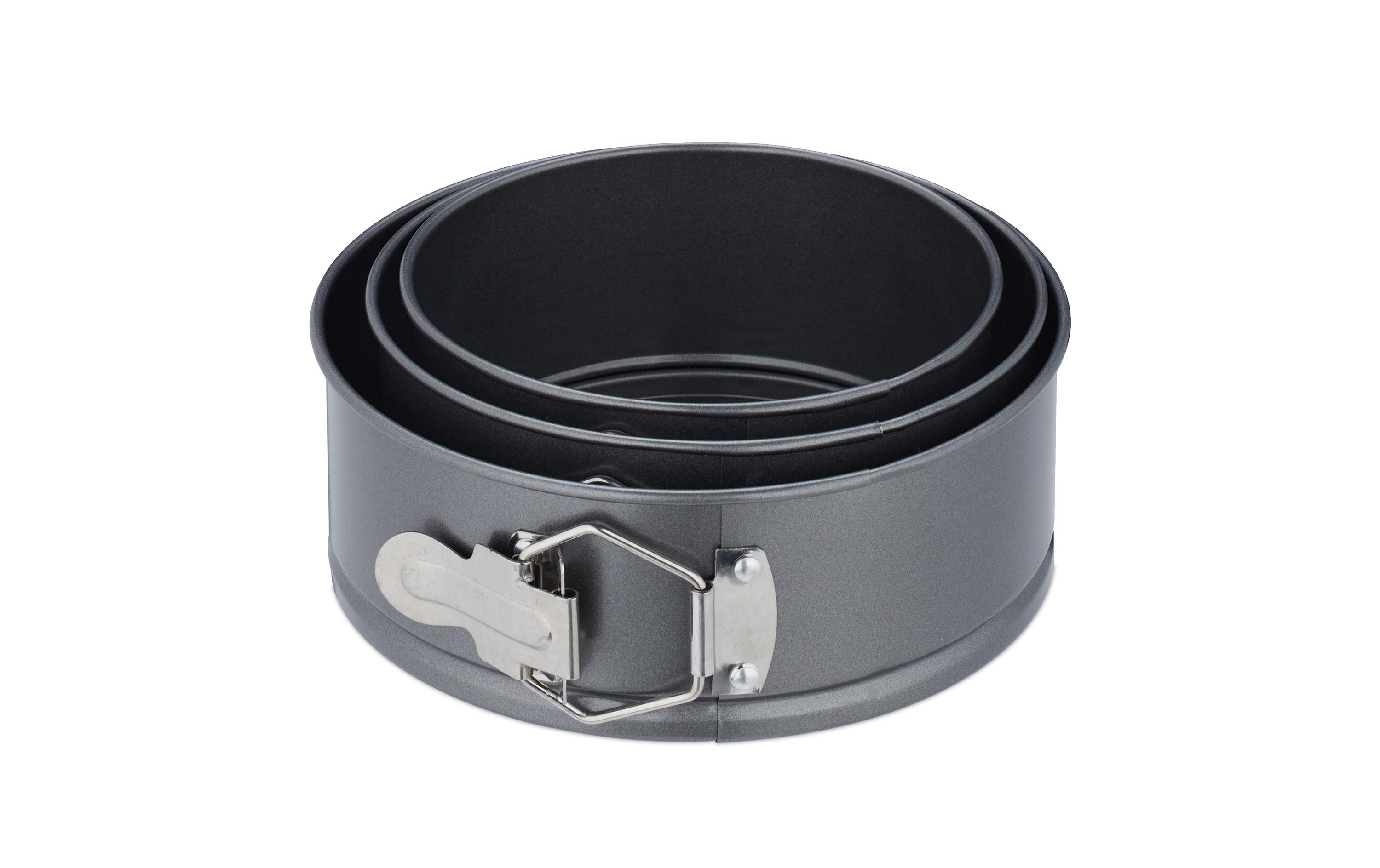 relaxdays Springform 14 cm/16 cm/18 cm, Anthrazit