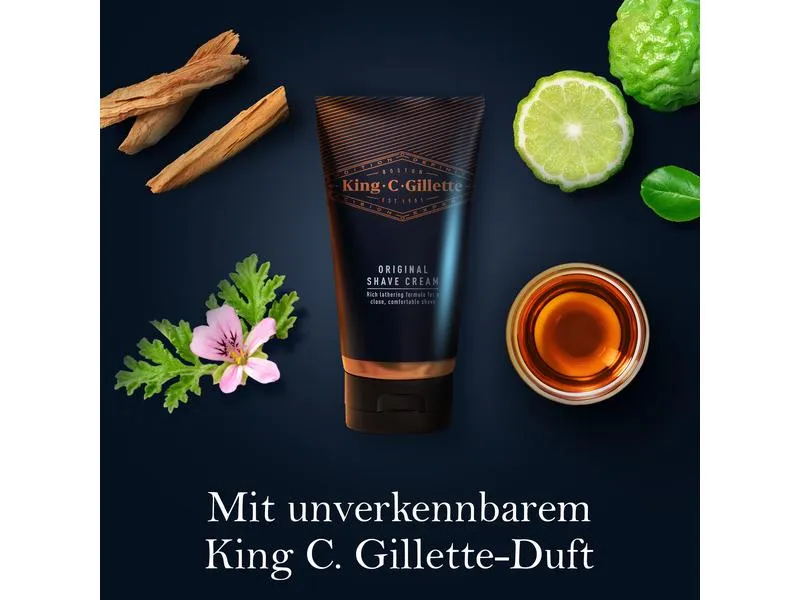 King C. Gillette Rasiercreme 175 ml1 Stück King C. Gillette Rasiercreme 175 ml1 Stück