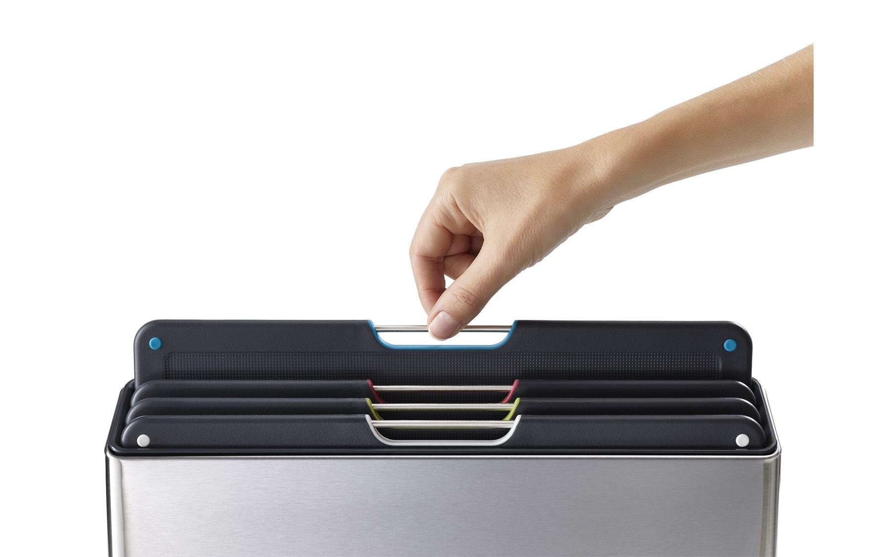 Joseph Joseph Schneidebrett-Set Folio Steel Silber