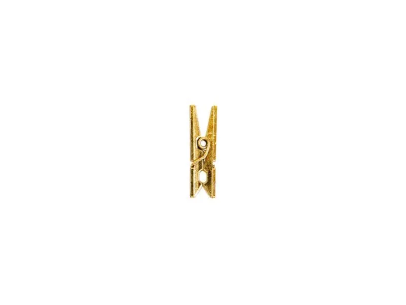 I AM CREATIVE Klammer 4 x 30 mm 15 Stück, Gold I AM CREATIVE Klammer 4 x 30 mm 15 Stück, Gold