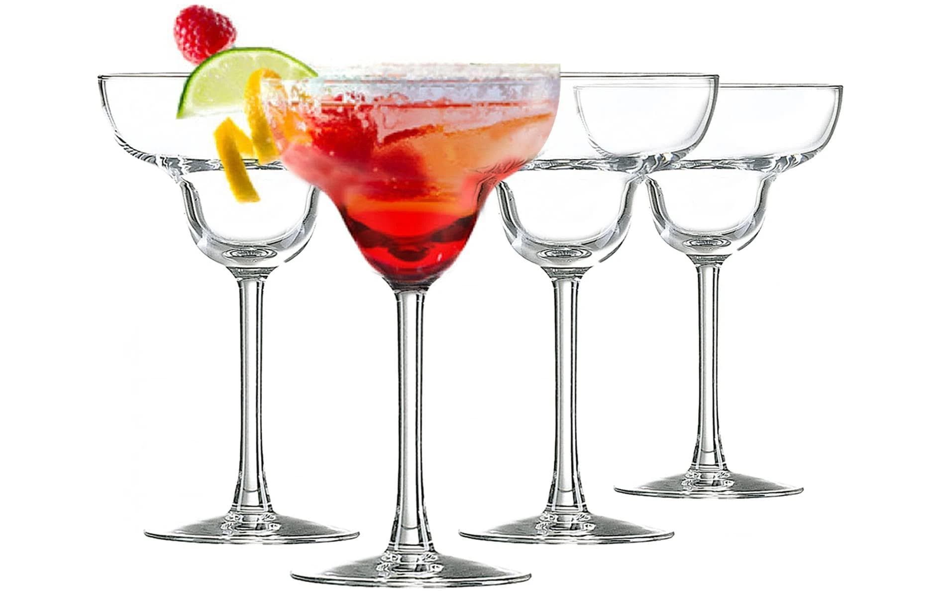 alpina Margarita Cocktailgläser 250 ml, 4 Stück, Transparent