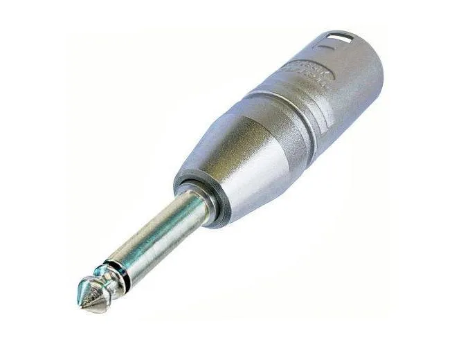 Neutrik Audio-Adapter NA2 Mpx XLR 3 Pole, male - Klinke 6.3 mm, male Neutrik Audio-Adapter NA2 Mpx XLR 3 Pole, male - Klinke 6.3 mm, male