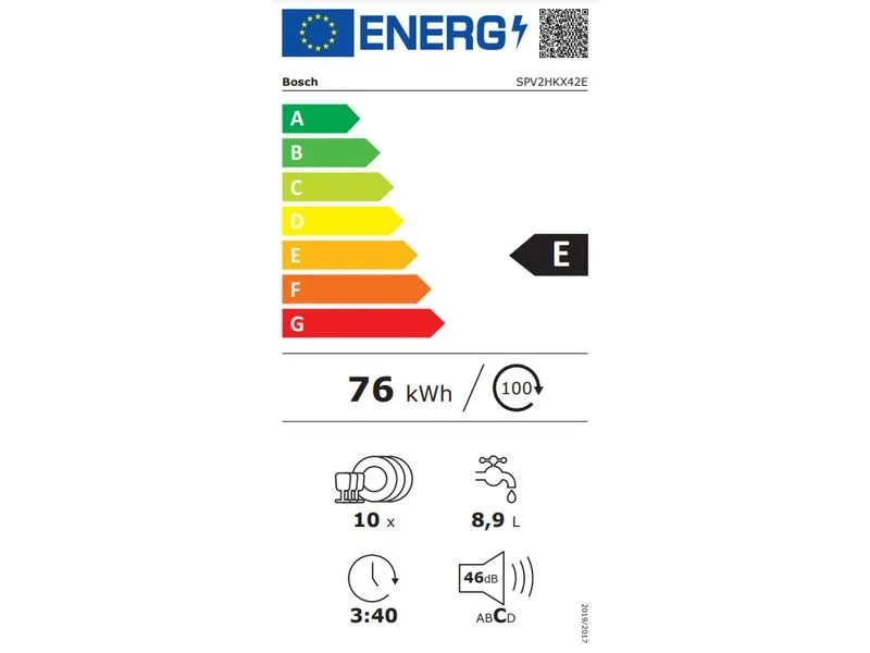Bosch Einbaugeschirrspüler SPV2HKX42E Bosch Einbaugeschirrspüler SPV2HKX42E