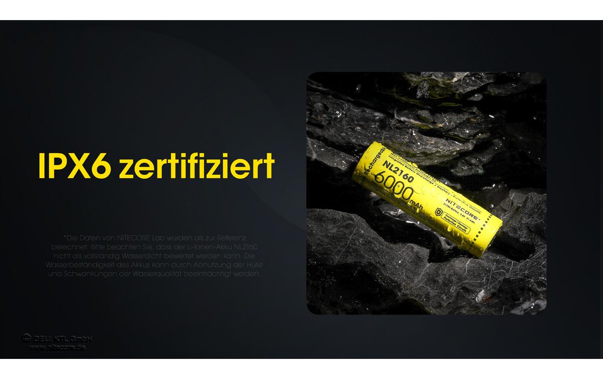 Nitecore Akku NL2160 6000 mAh