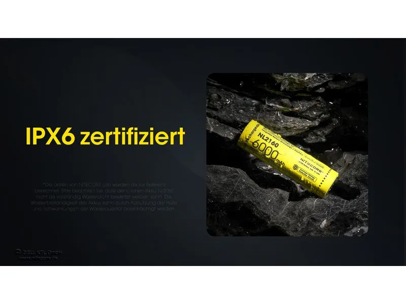 Nitecore Akku NL2160 6000 mAh