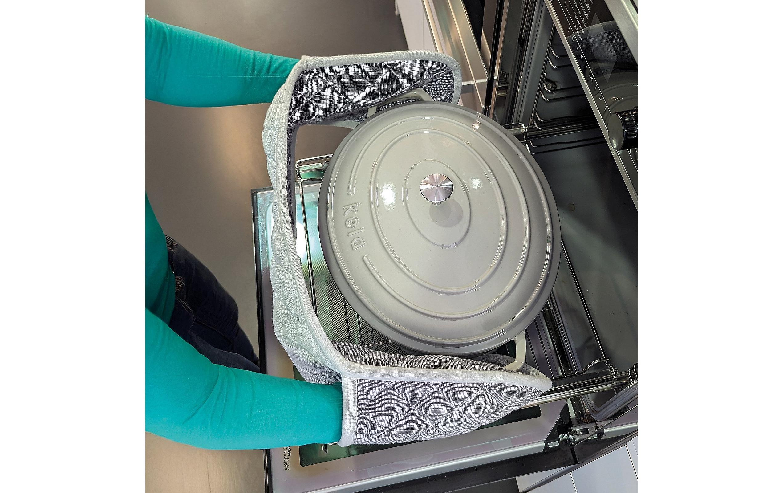 Kela Küchenhandschuh Tia Grau Kela Küchenhandschuh Tia Grau