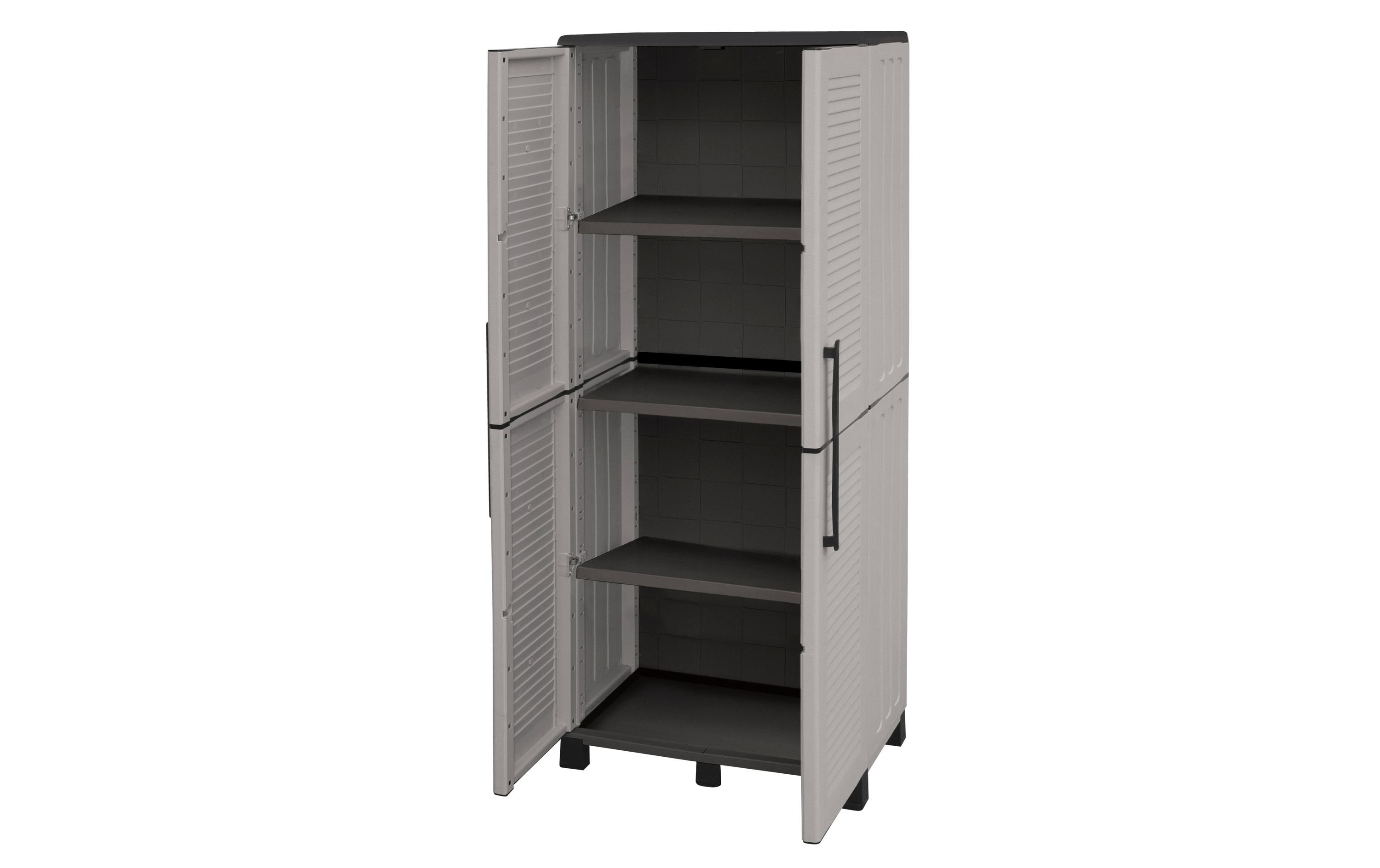 Art Plast Gartenschrank Family F70/TP, Hellgrau