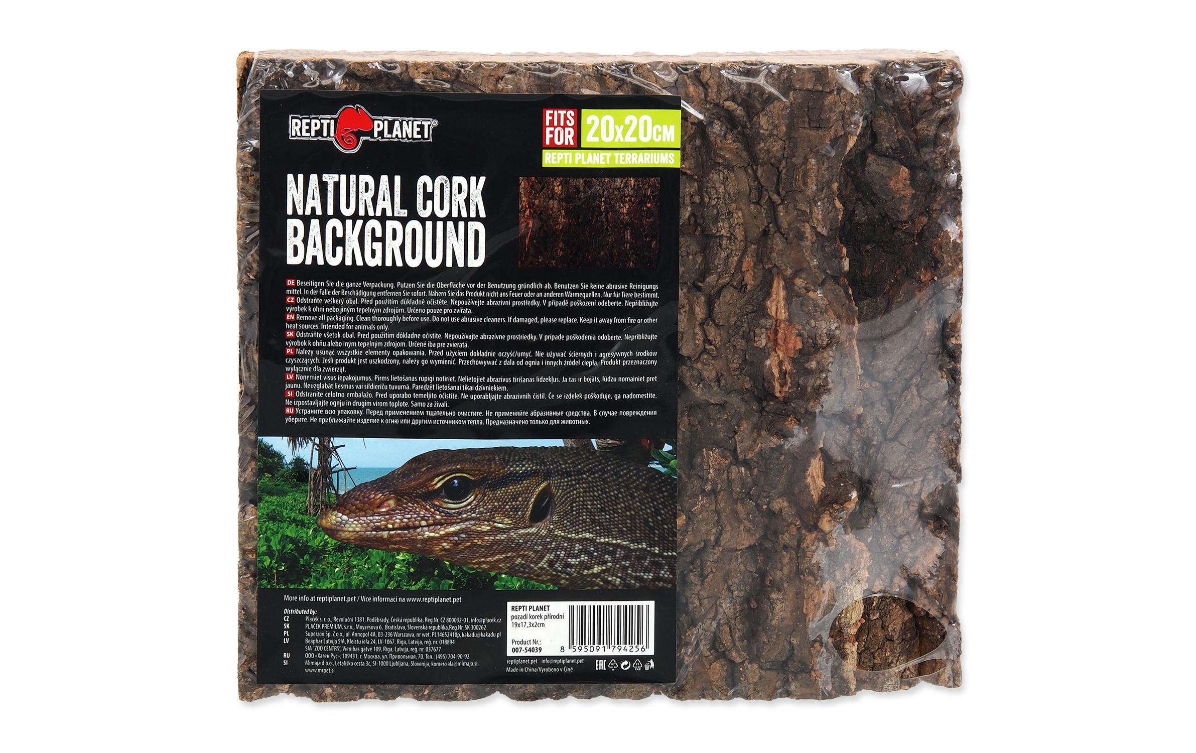 Repti Planet Kork-Rück Wand 19 x 17.3 x 2 cm