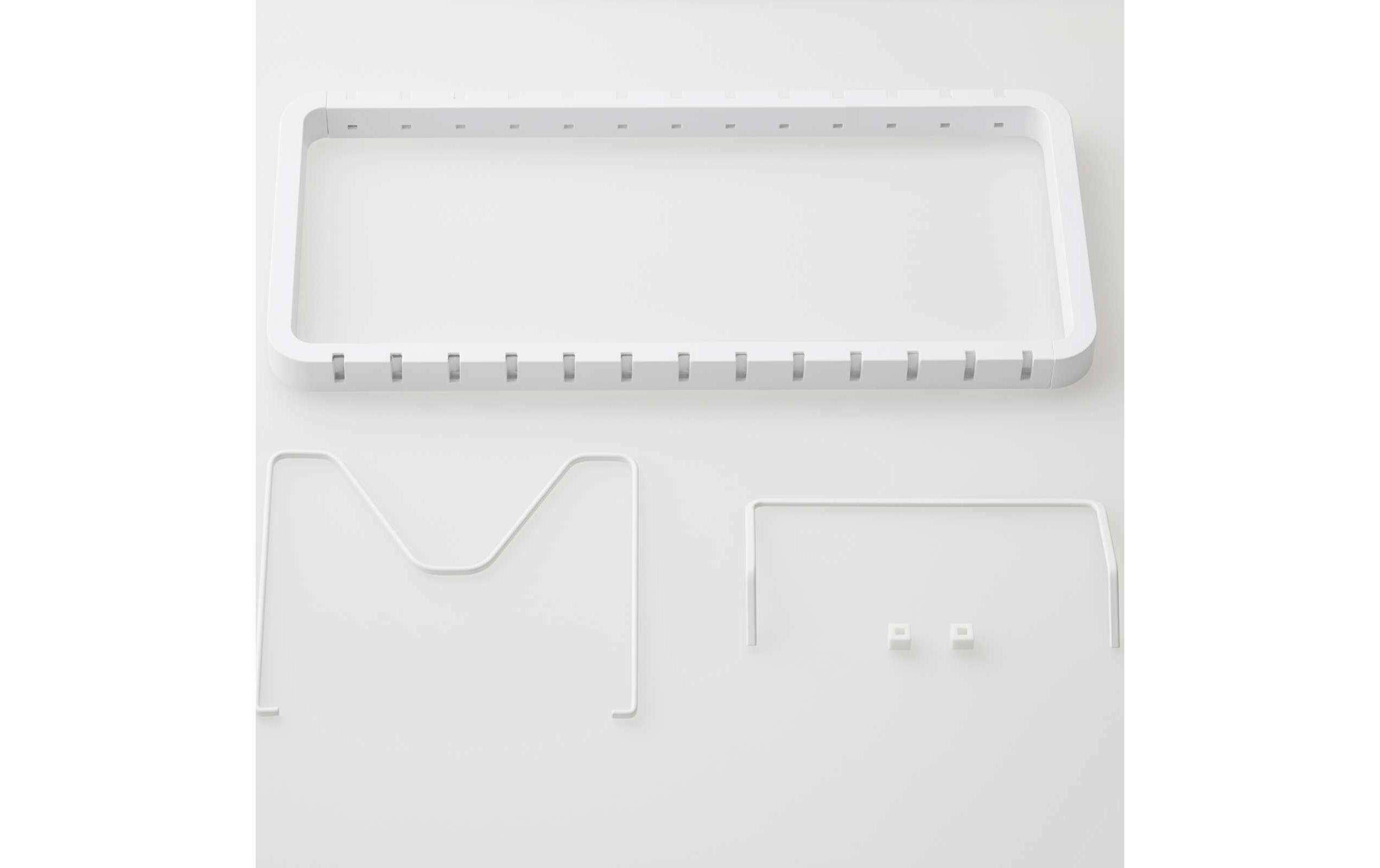 Yamazaki Deckel- und Pfannenhalter Tower Weiss