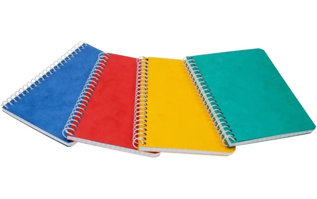 Büroline Notizheft 9.1 × 12.1 cm Hoch, kariert, assortiert