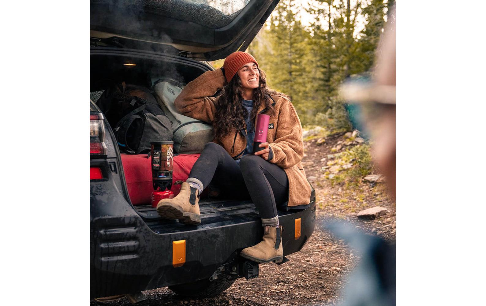 OUTIN Reisekaffeemaschine Nano Rot