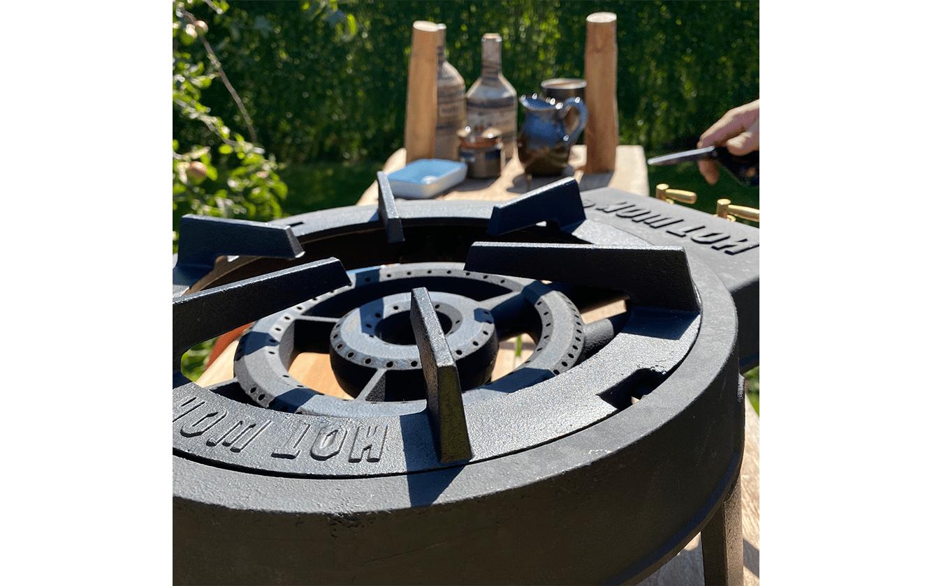 Hot Wok Grillaufsatz Brennerring flach Original 7 kW