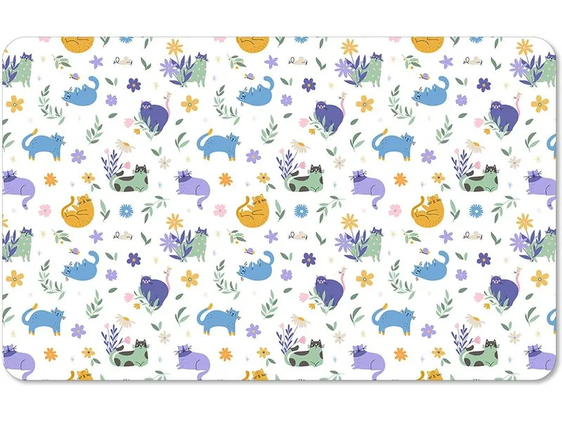 Tarhong Flower Cats 29.2 x 48.3 cm