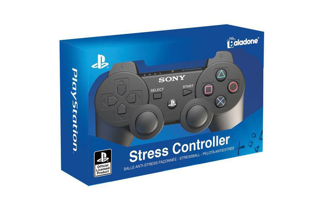 Paladone Anti-Stress-Ball PlayStation Stress-Controller Schwarz