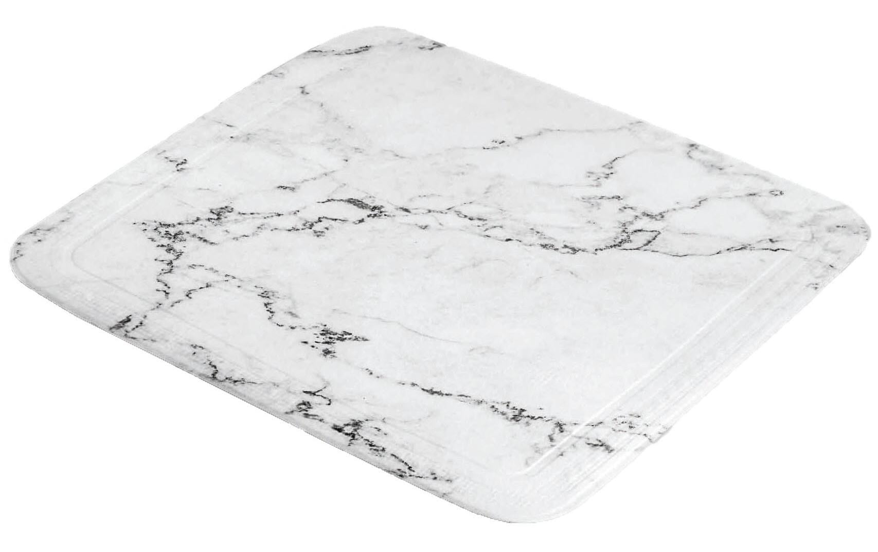 Kleine Wolke Duschwanneneinlage Marble 55 x 55 cm, Grau/Weiss