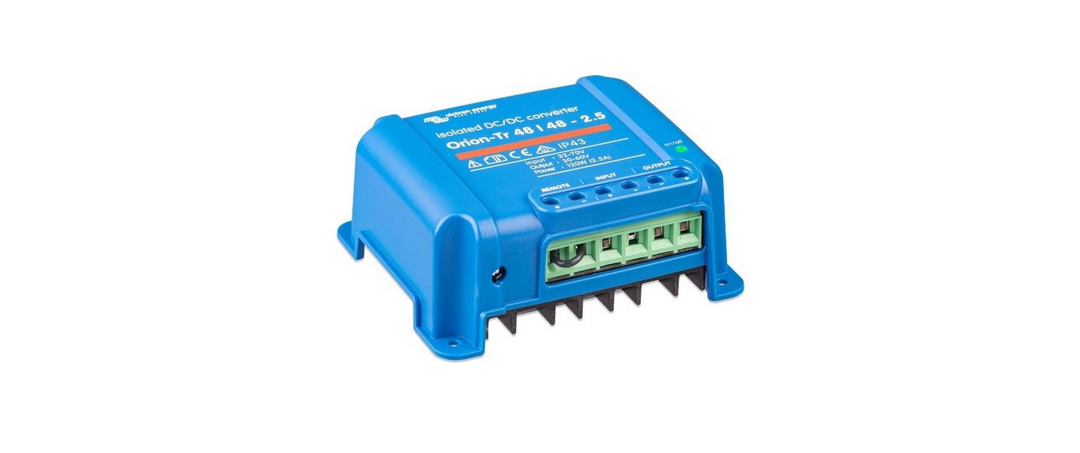 Victron DC/DC Spannungs-Wandler Orion-Tr 48-48 V, 2.5A 120 W Victron DC/DC Spannungs-Wandler Orion-Tr 48-48 V, 2.5A 120 W