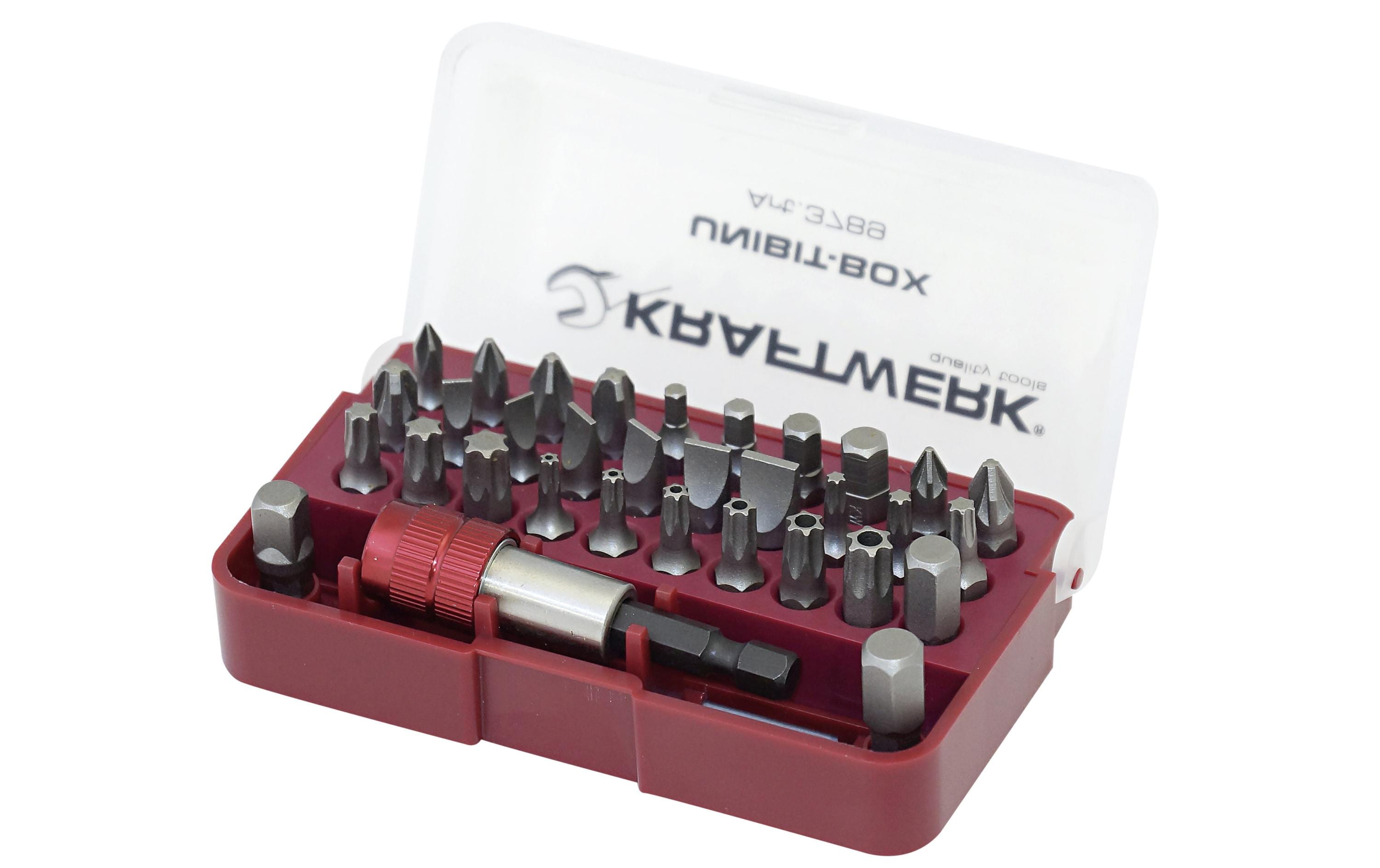 Kraftwerk Bit-Set 1/4 33-teilig, mit Torx-TR Kraftwerk Bit-Set 1/4 33-teilig, mit Torx-TR