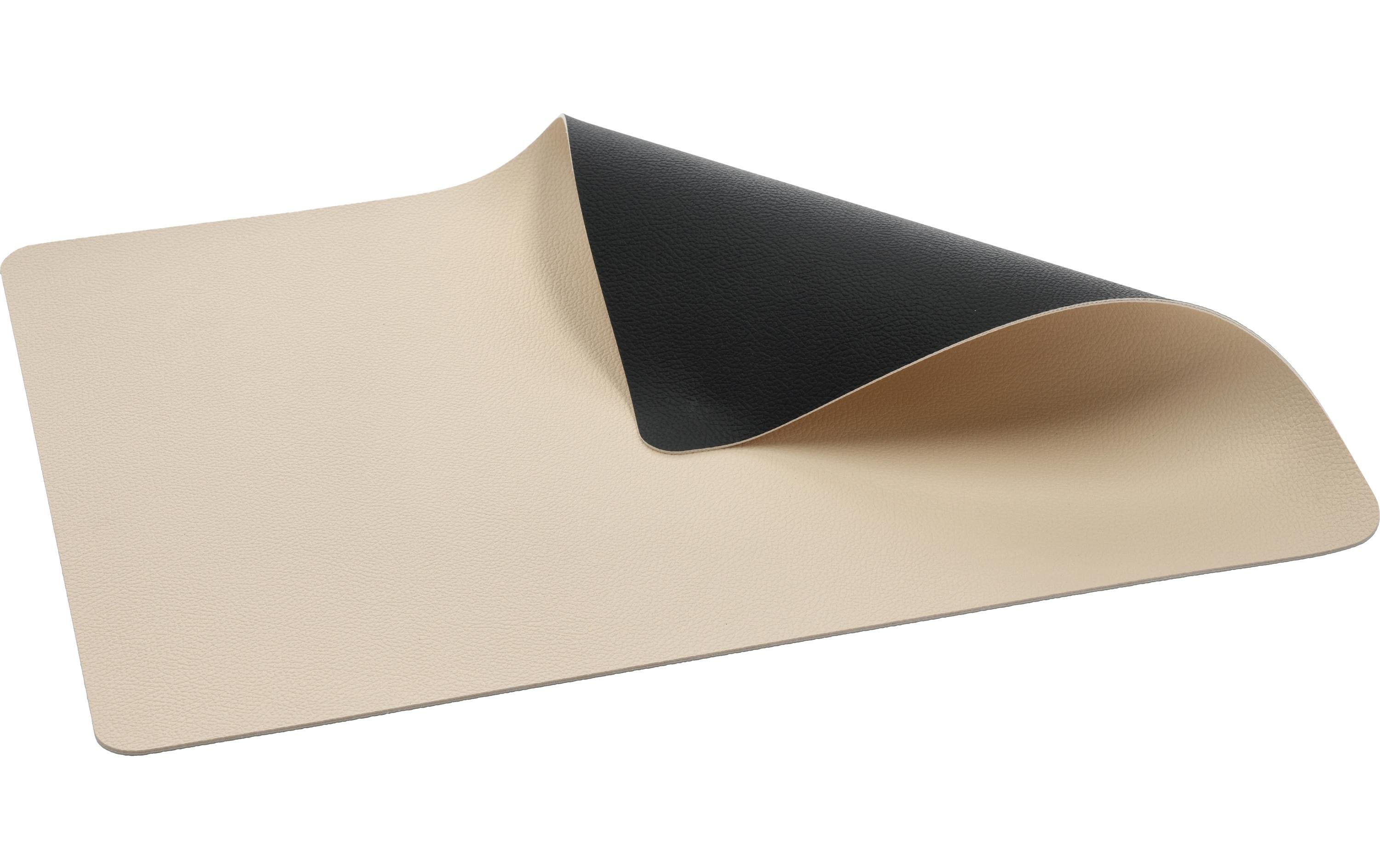 Bitz Tischset 33 cm x 46 cm, 4 Stück, Crème/Schwarz