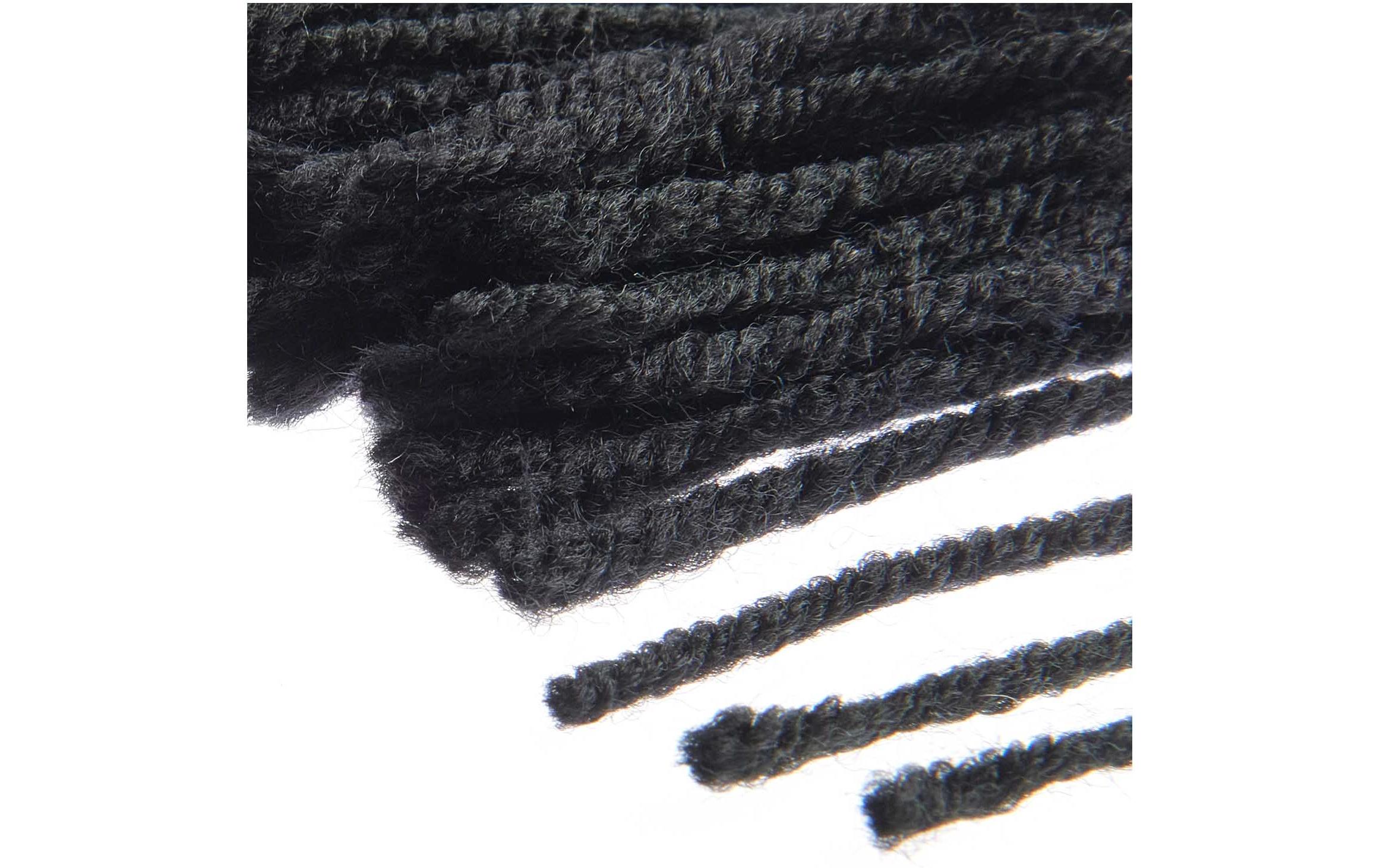 Rico Design Hooki Knüpfgarn Schwarz