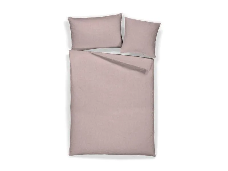 Home Fashion Duvetbezug Halbleinen uni mauve 160 x 210 cm Home Fashion Duvetbezug Halbleinen uni mauve 160 x 210 cm