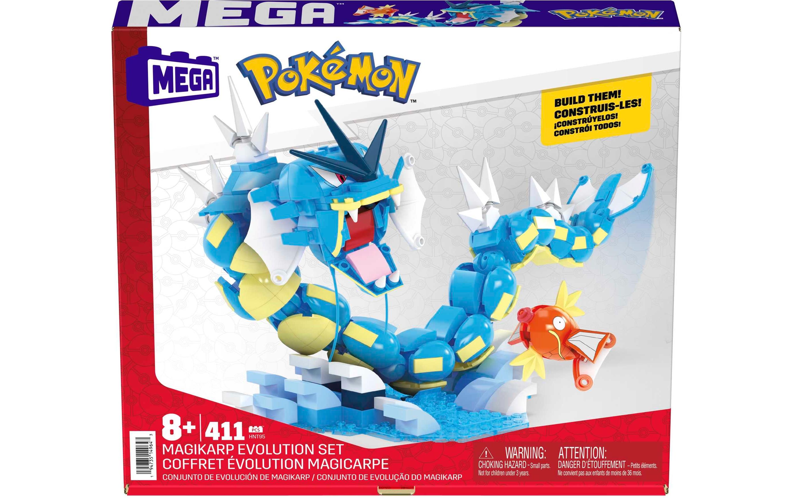 Mega Construx Pokémon Magikarp Evolution Set