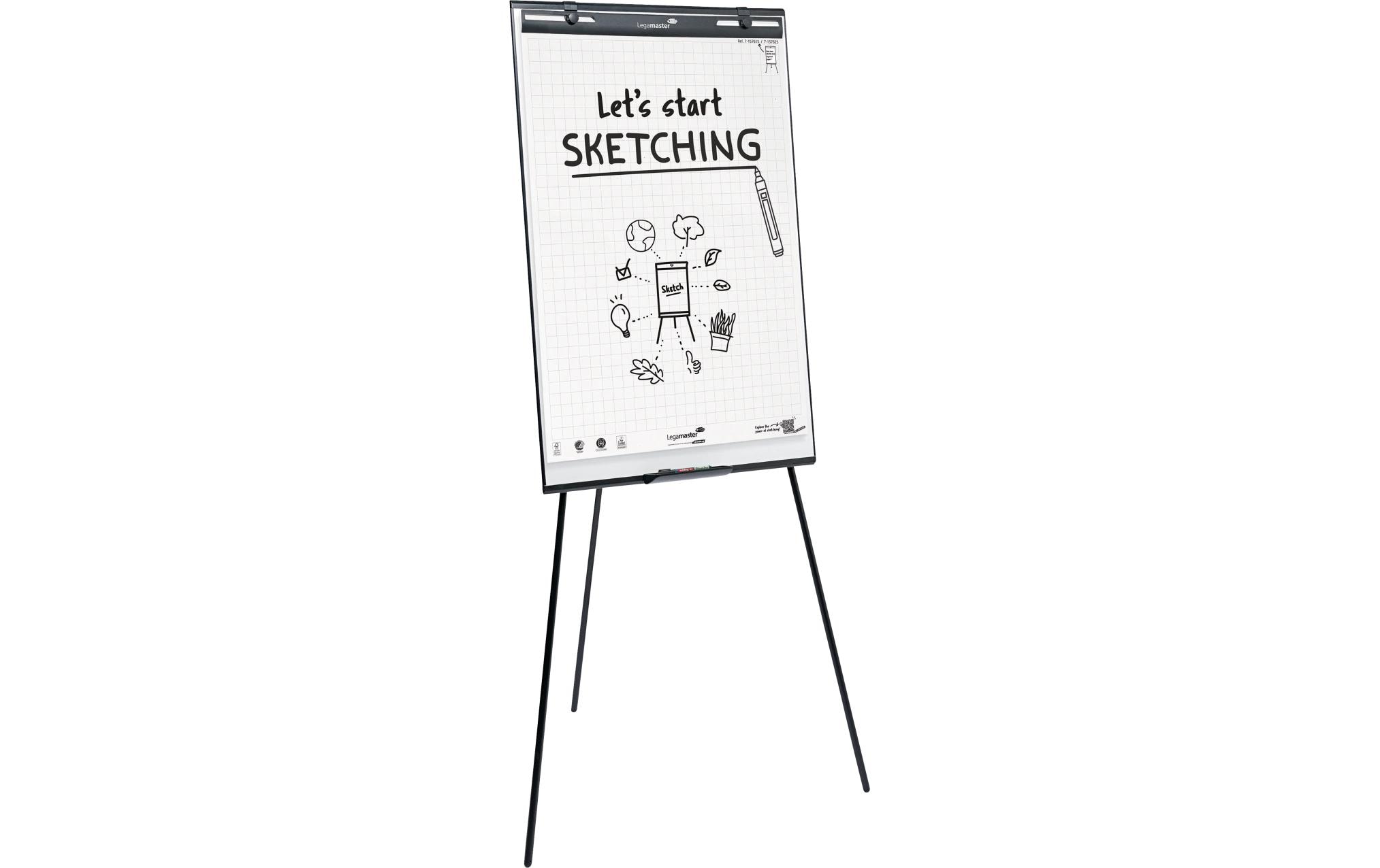 Legamaster Flipchart Sketch Easy 79 cm x 187 cm
