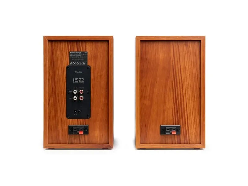Audizio Regallautsprecher KS02 80W, BT, holzfarben Braun Audizio Regallautsprecher KS02 80W, BT, holzfarben Braun