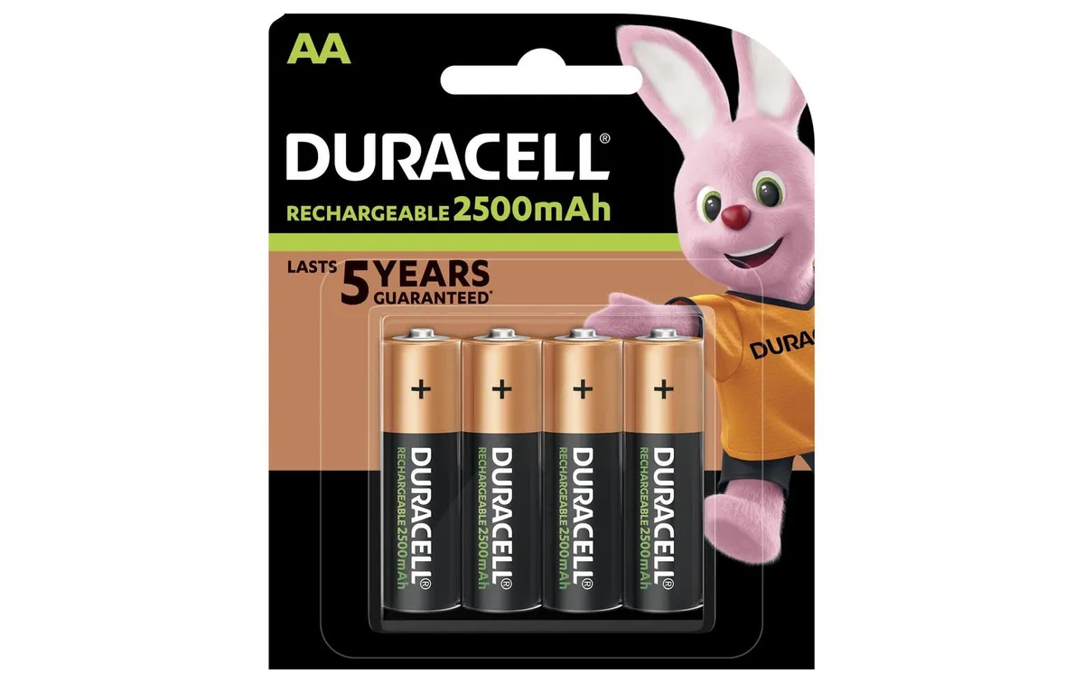 Duracell Akku Rechargeable AA 2400 mAh 4 Stück