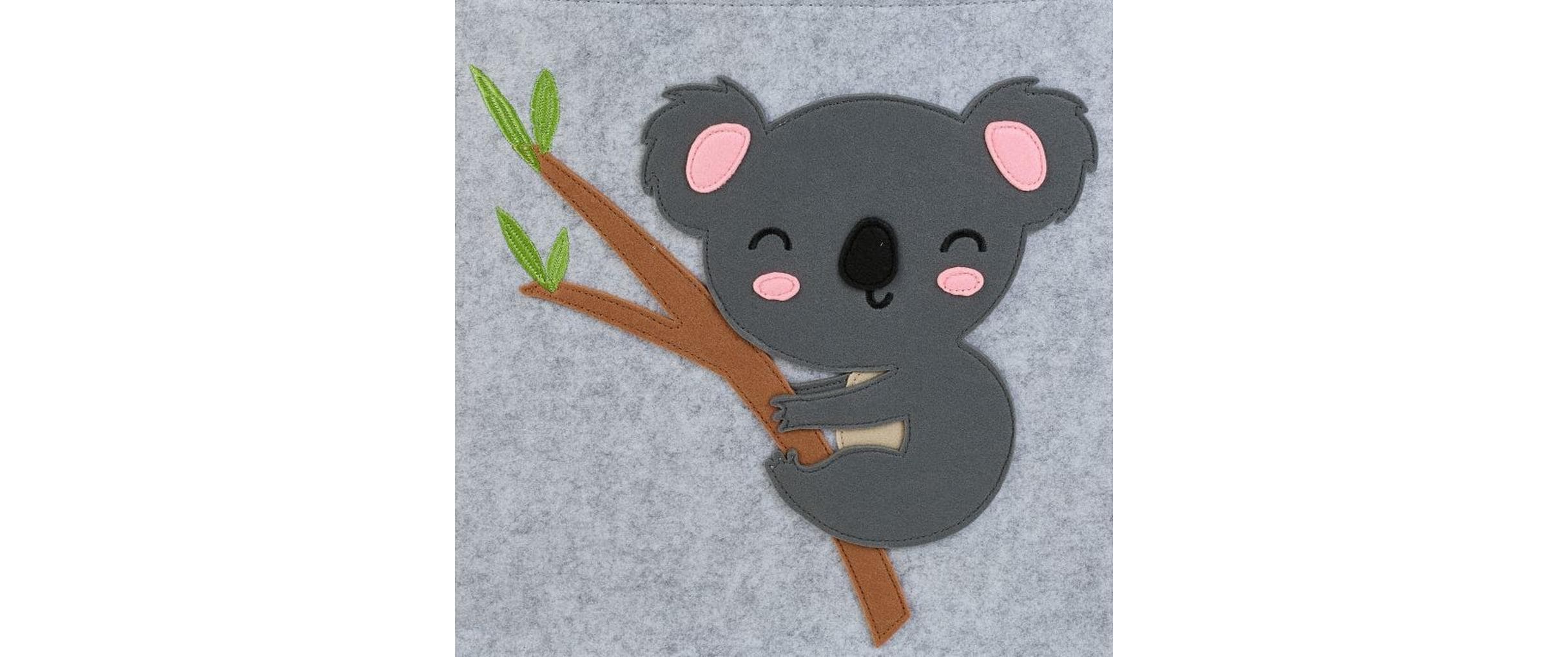 relaxdays Spielzeugkorb Koala