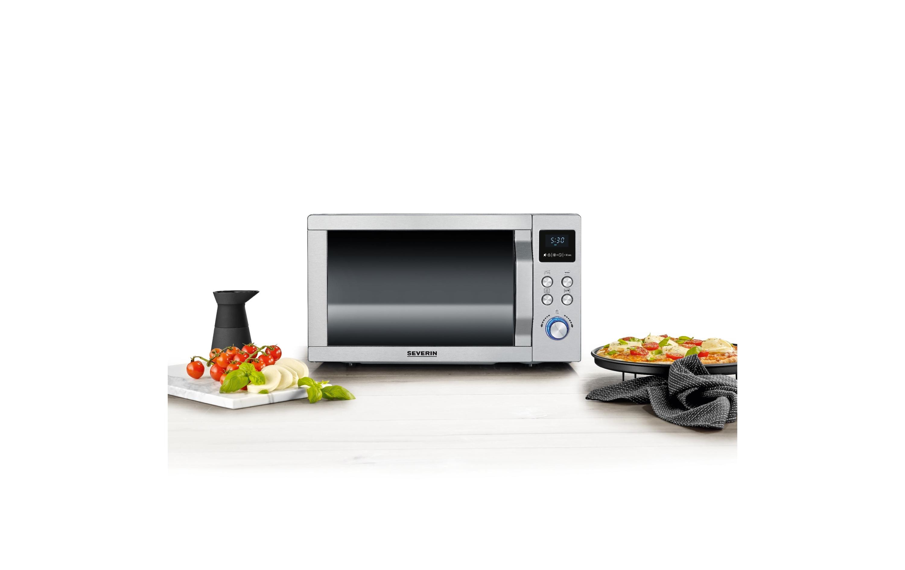 Severin Mikrowelle mit Grill MW7774 Grau Severin Mikrowelle mit Grill MW7774 Grau