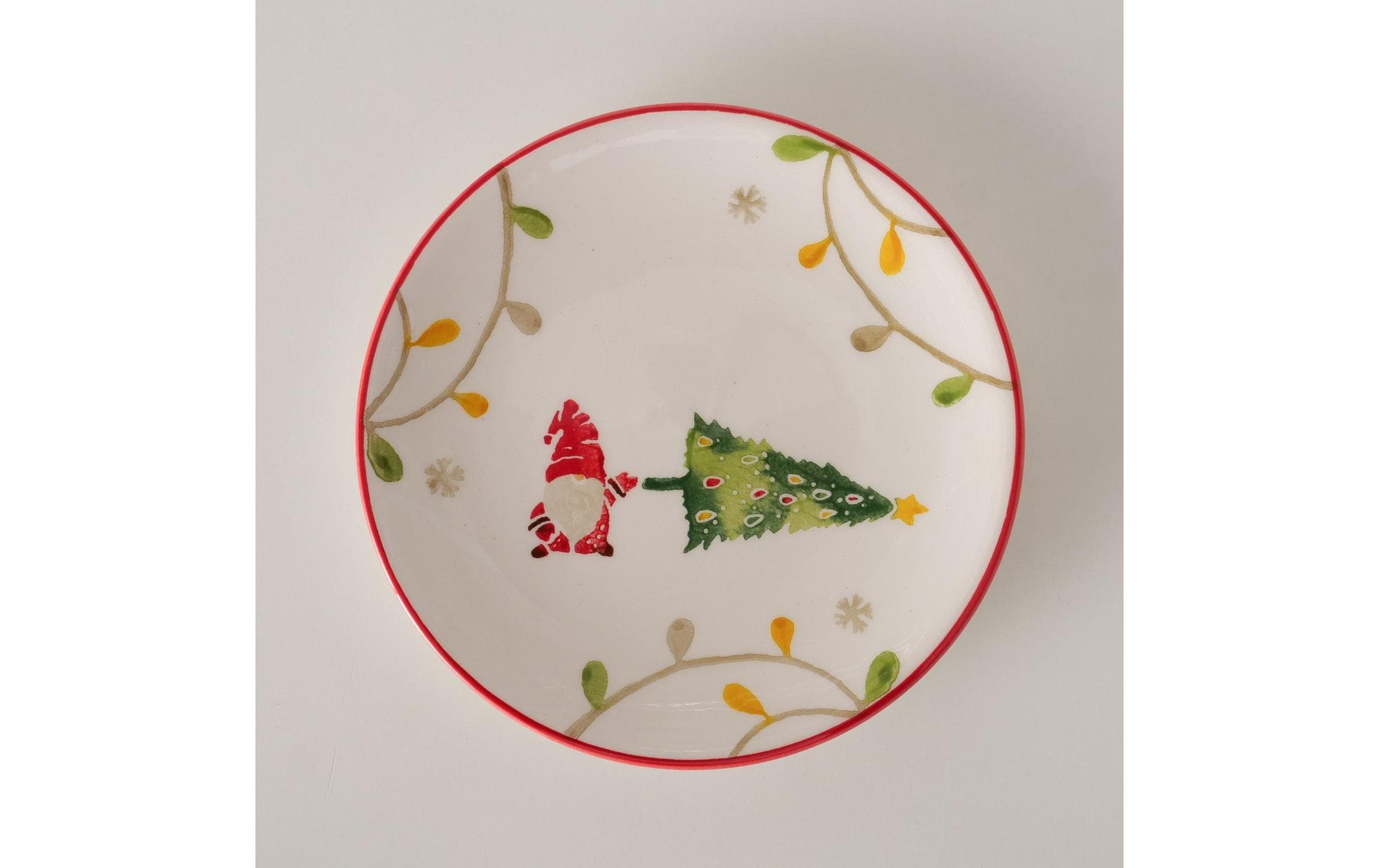 Boltze Teller Noelo Keramik, 15.5 cm