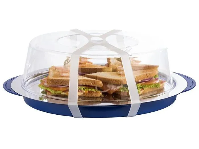 APS Thermo Tablett Set 6-teilig, Transparent/Blau APS Thermo Tablett Set 6-teilig, Transparent/Blau