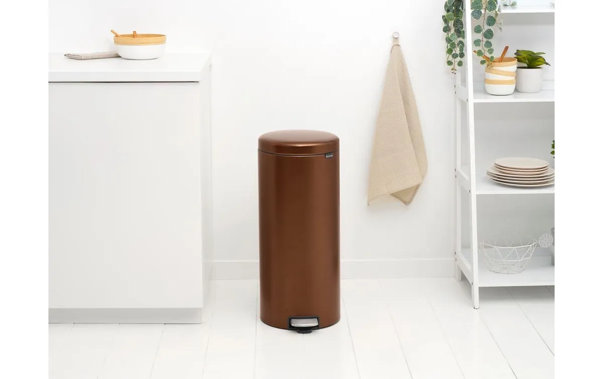 Brabantia Treteimer NewIcon 30 l, Warm Bronze
